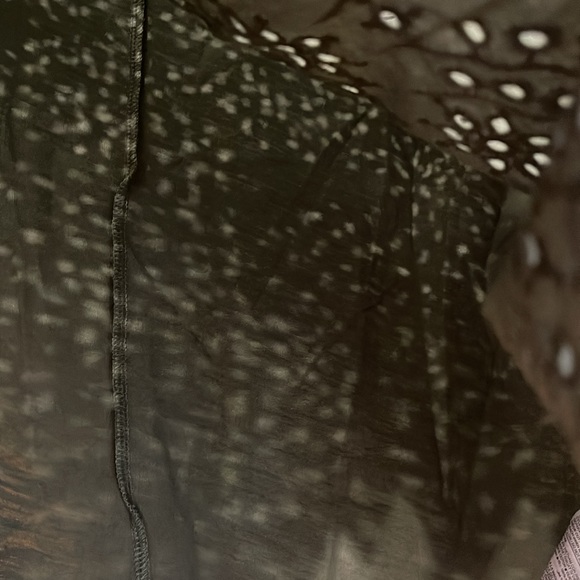 NWT Old Navy Green Eyelit Top Large - Picture 5 of 6